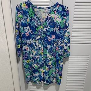 Lilly Pulitzer Multicolor Floral Tunic dress